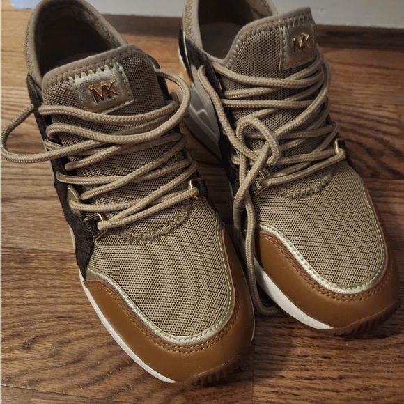Michael Kors Shoes - Michael Kors women  Brown Sneakers